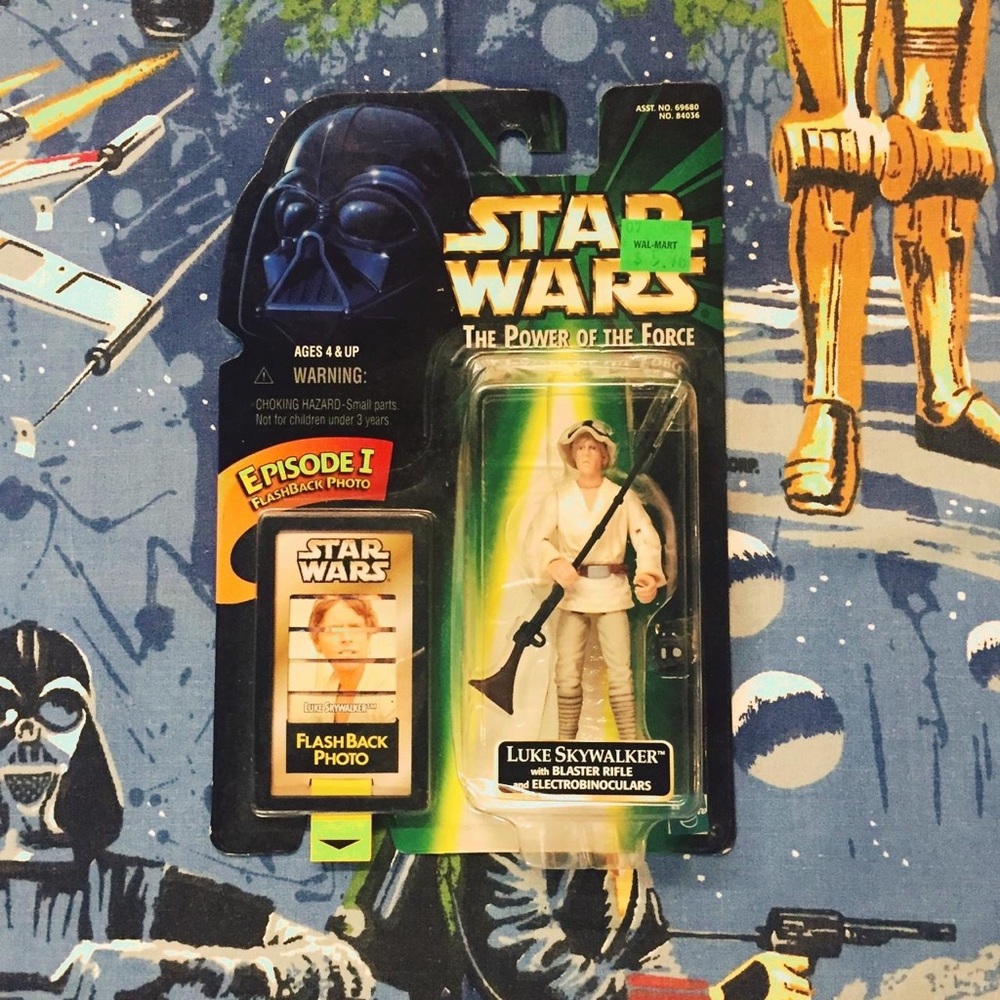 Star Wars Power of the Force Flashback Luke Skywalker Action Figure Episode 1